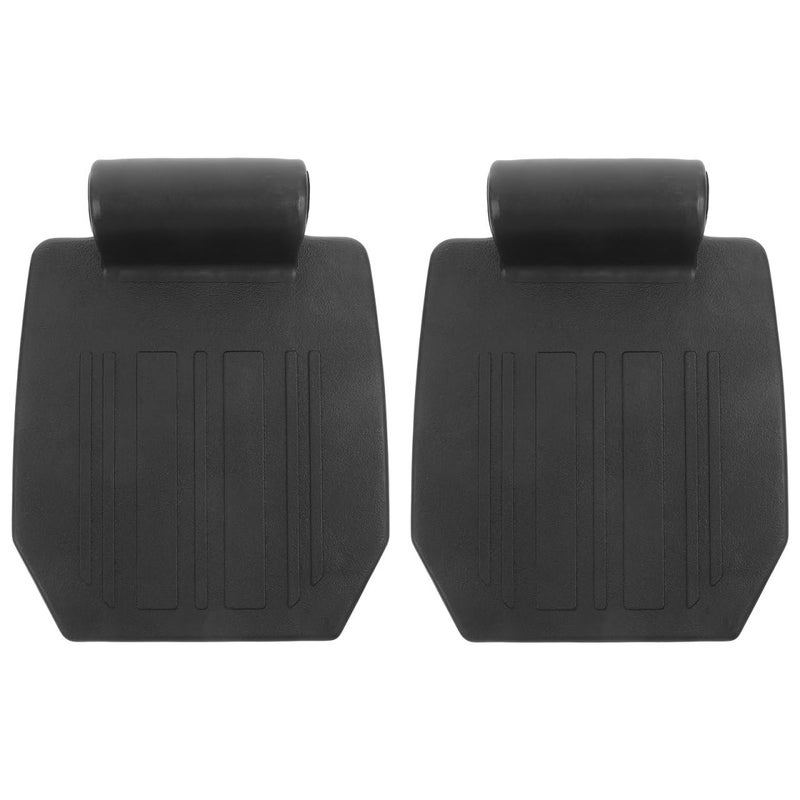 BCOATH 2pcs Universal Wheelchair Footrest Replacement Pedal Heavy Duty Elevating Footplates for Elderly Patients Stable and Lightweight 8X6X2.4 Inch
